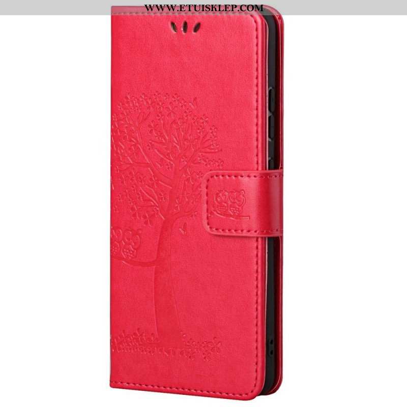 Etui Folio do Samsung Galaxy M23 5G Sowa Drzewo